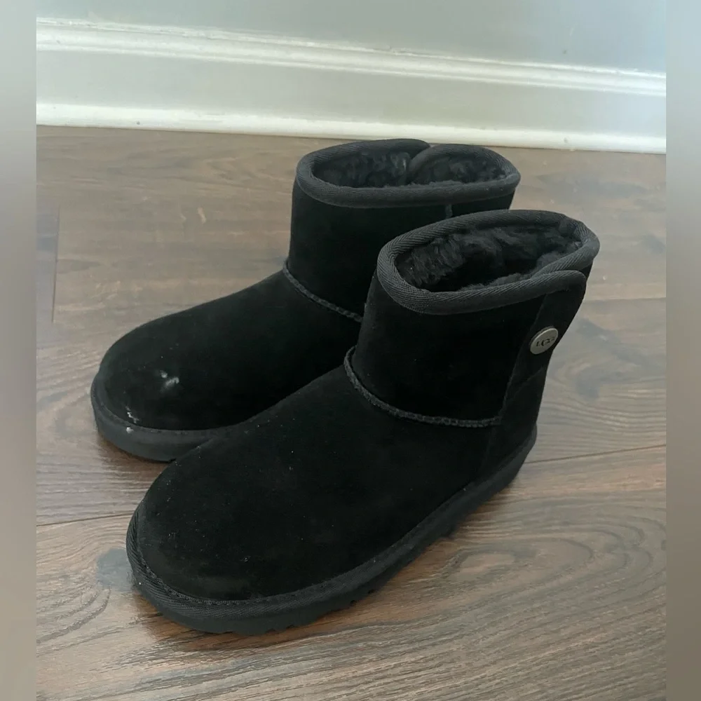 Ugg Kids Black Boots
